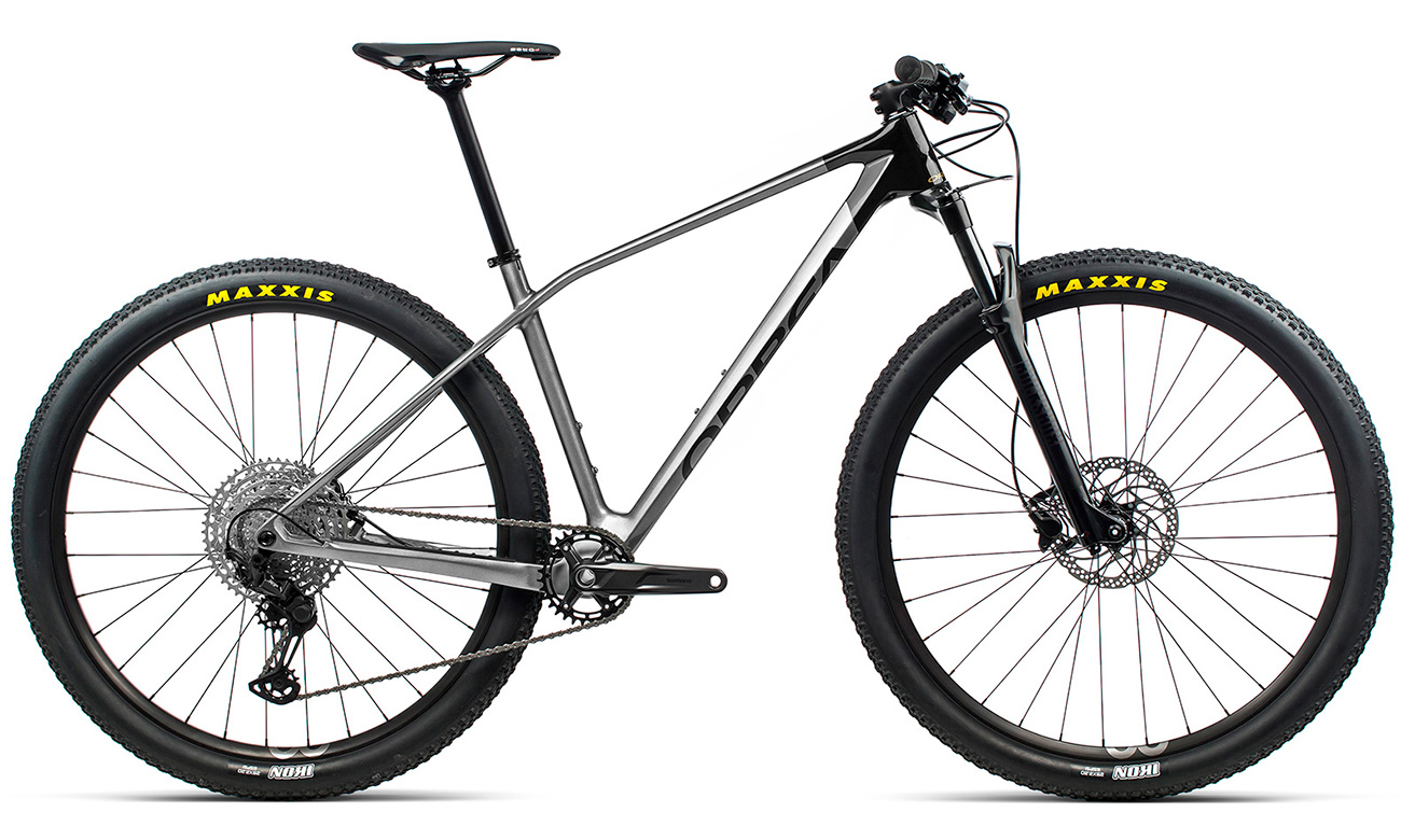 Фотография Велосипед Orbea Alma M50 29" 2021, размер L, Серебристо-черный